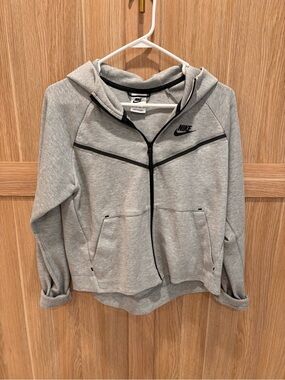 Nike Gray Full-Zip Hoodie Jacket